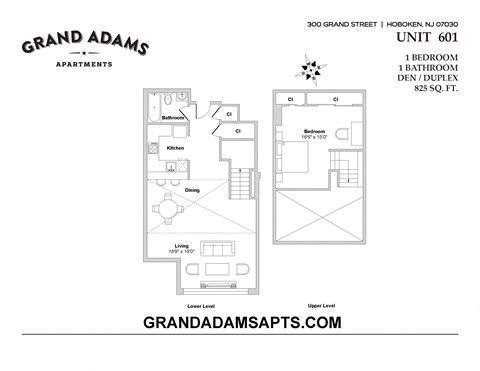 UNIT 601 at Grand Adams Apartment Owner LLC, Hoboken, NJ